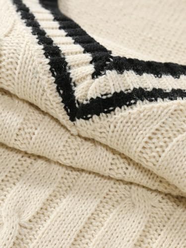 Men's Slim Fit Sweater Colorblock Sleeveless Sweater Vest4