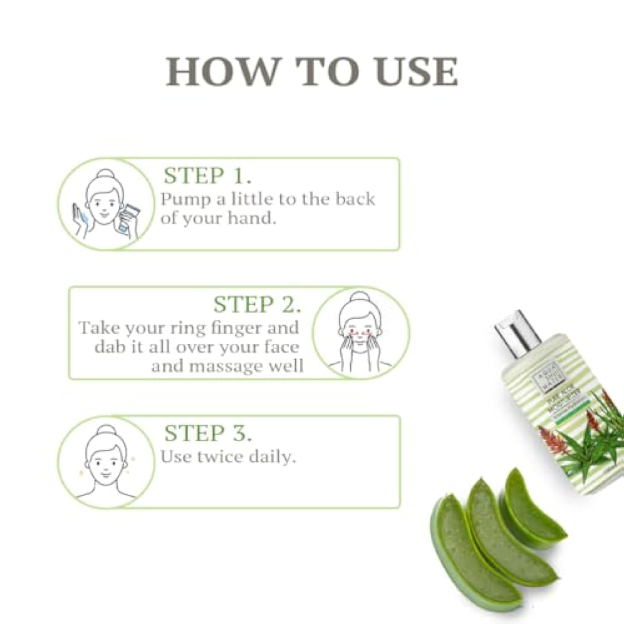 Pure Aloe Moisturizer, 24-Hour Moisturization