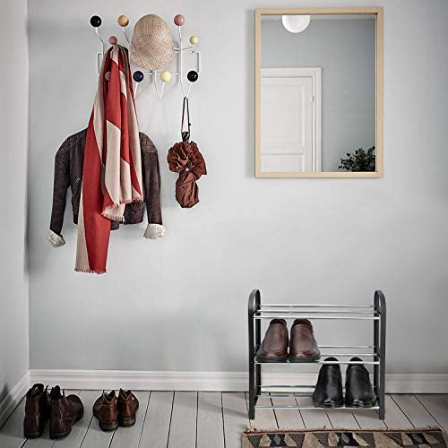 image for NiHome Shoe Rack Organizer Multipurpose 3-Tier Small Size Vertical Foo