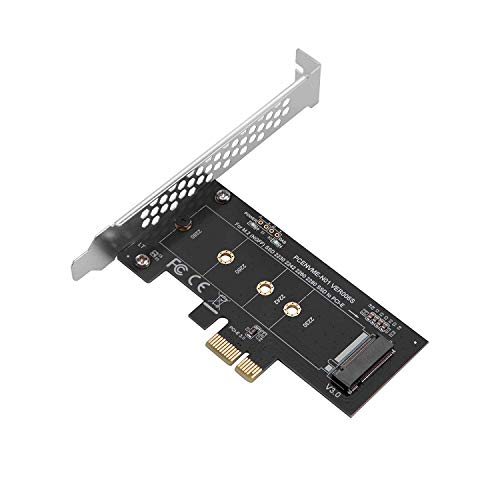MZHOU NVME M.2 SSD M Key to PCI-e 3.0 x1 Host Controller Expansion Card,Supports M2 NGFF PCI-e 3.0, 2.0 or 1.0, NVME or AHCI, M-Key, 2280, 2260,... - Image 5