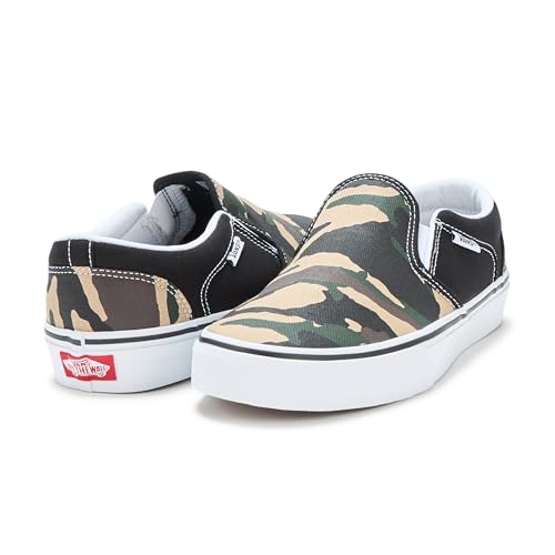 Image of Vans Men's Asher Slip-on Shoe - Comfortable Sneakers for Walking, Fashion & Everyday Wear