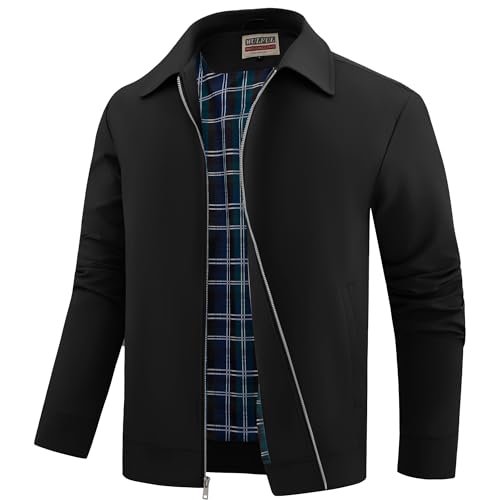 WULFUL Men's Lightweight Jackets Casual Windbreaker...
