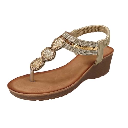 Sandalias Boho de plataforma gruesa que estilizan con total comodidad