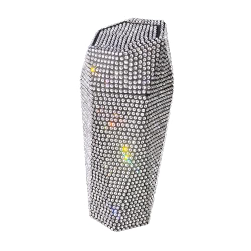 Poubelle auto décorative Anneome en strass brillants pour rangement haut de gamme