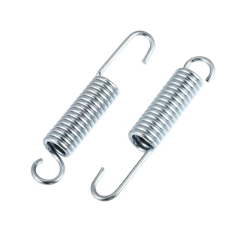 QUARKZMAN 2 Piezas Muelle Lateral Universal Para Motocicleta De 90Mm De Longitud De Metal