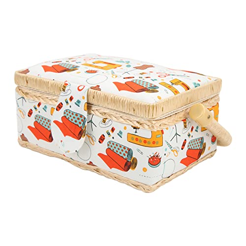 Cesta de Costura, Mano de Obra Fina Costurero Práctico, Eficiente y Resistente Al Desgaste para el Hogar en la Oficina Mientras Viaja