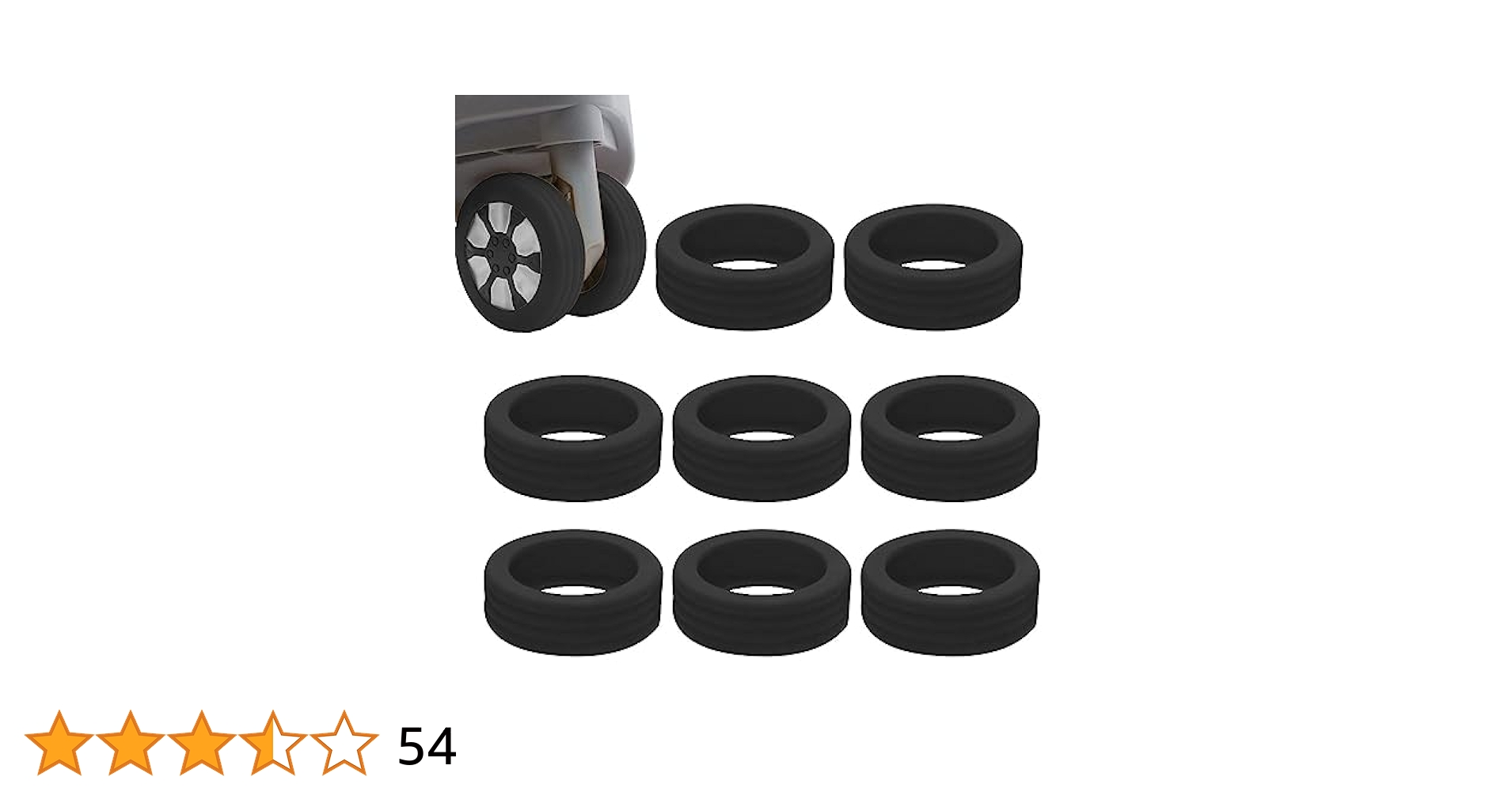 荷物用ホイールカバー タイヤカバー 8個セット ブルー Amazon | [Gatoer] 8個セット スーツケース タイヤカバー