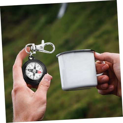 Brújula mini de bolsillo tipo llavero para camping miniatura 6