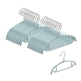 【年間売上500万本突破】MIGABER ハンガー すべらない ハンガー かたくずれ防止 洗濯物干し ハンガー ハンガー 洗濯 ハンガー 収納 跡がつかないハンガー ハンガー おしゃれ 滑らない 滑り落ちない はんがー スーツ ハンガー パンツハンガー 型崩れ防止 衣類 ズボン 乾湿両用 人気ランキング (20, 子供用 水色)