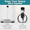Adiwo Wallbox Charging Cable Upgraded Type 2, Wall Mount EV Charger Holder Wall Mount, Plug Holder Compatible with All Type 2 Charging Cables for Electric Car with Type 2 Charging Cables #5