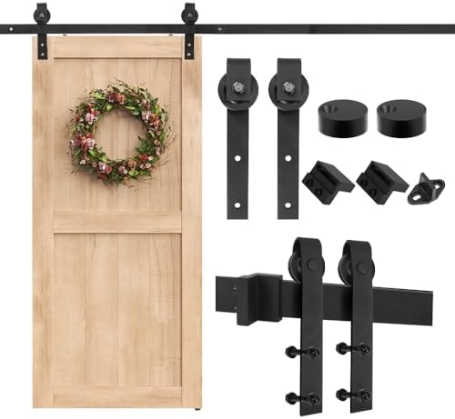 Kit de Trilhos para Porta de Correr 1,8M - Feito Em Aço Carbono, ...