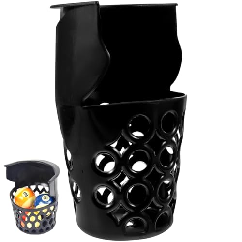 INOOMP Plastic Billiard Basket Pool Table Drop Pocket Billiard Pockets Storage Holder Durable Pp Material 9.44X3.93 Inch for Home and Club
