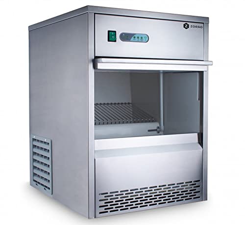 ZORRO - Eiswürfelbereiter ZEB 25 ECO - Gastro 25kg/24h- Eiswürfelmaschine mit Edelstahlgehäuse – Bild 4