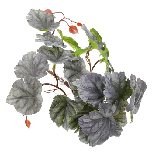 VILLFUL Künstliche Wasserpflanzen Für Aquarium Dekoration Terrarium Simulationspflanze Reptilienpflanze Kletterpflanze Ornament Mit Wasserstabilität