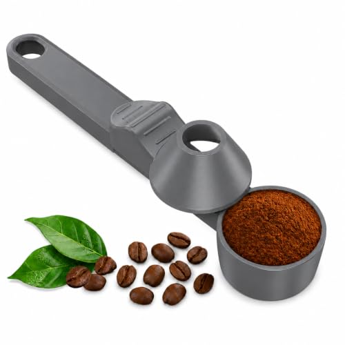 Coffee Scoop with Funnel for Ground Coffee & Protein Powder, 2 Tbsp - image 1