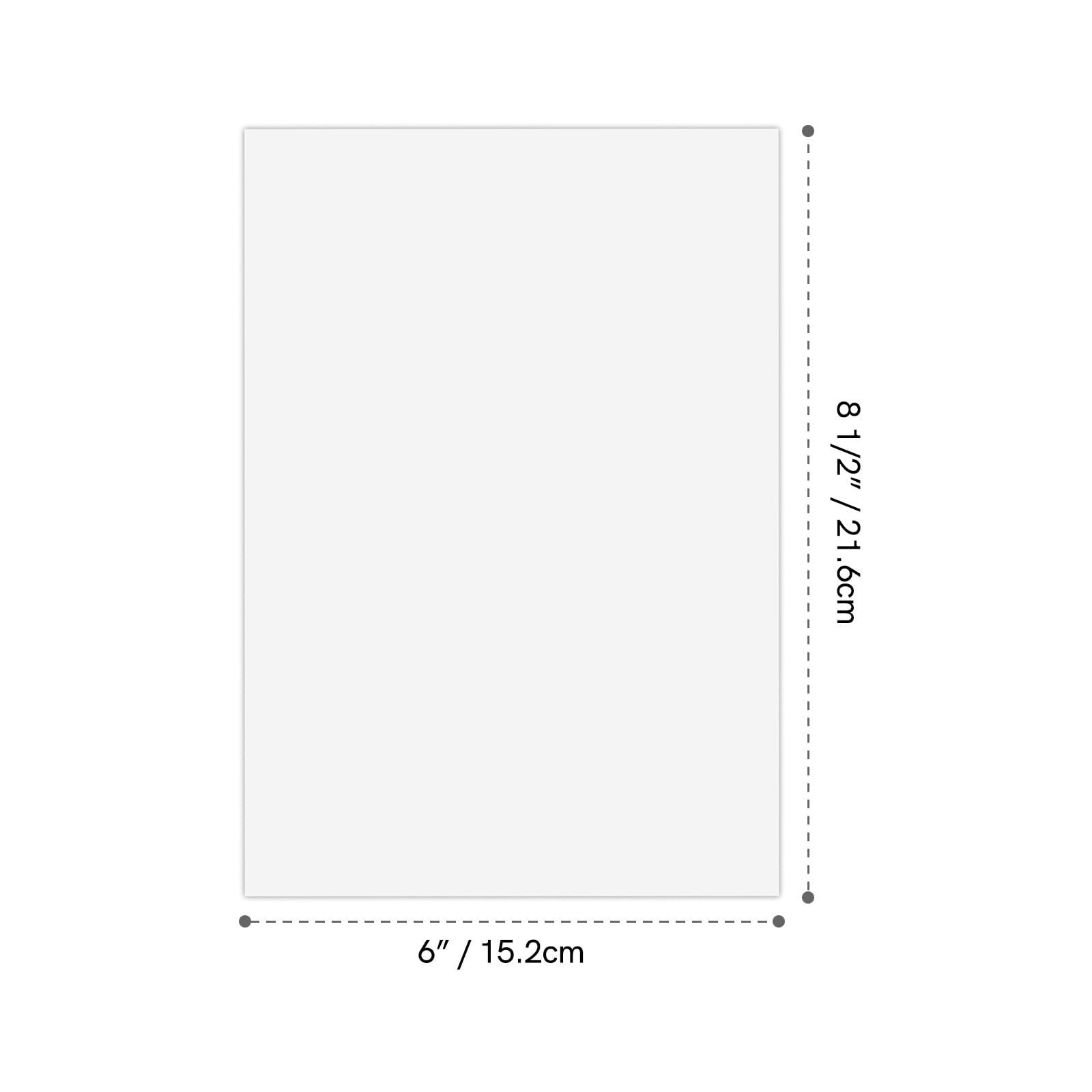 Briartw,20 Sheets Clear Double Sided Adhesive Sheets for Crafts,6 X 8.5 Inches Adhesive Sheets for Card Making,Perfect for Adding to Cardstock to Make Your Die Cuts Into Stickers