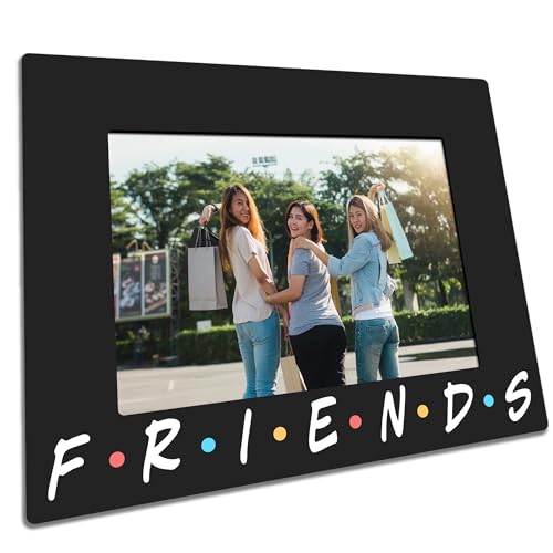 AMHGLW Friends Wooden Picture Frame For 5'X7' Picture - Classic Friendship Themed Frame Tabletop...