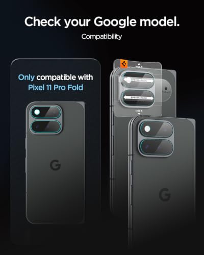 Image of Spigen EZ Fit Pro Optik Camera Lens Protector for Pixel 11 Pro Fold