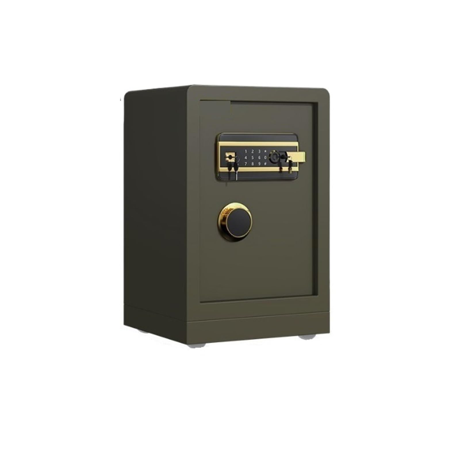 Coffres-forts ignifuges à grande empreinte digitale, avec clavier à écran tactile, système à double clé, idéal for le bureau Coffres-forts(Groen)