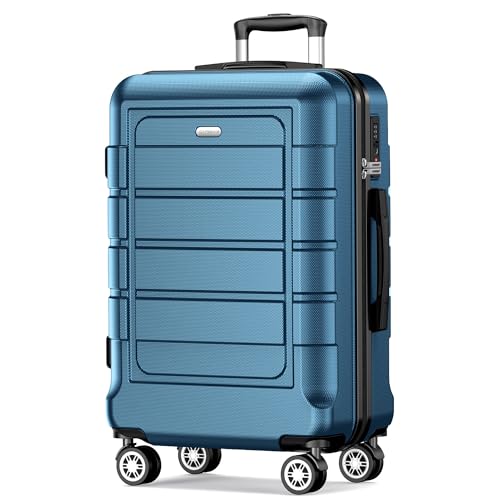 SHOWKOO Set di Valigie Rigide 4 Pezzi Espandibili