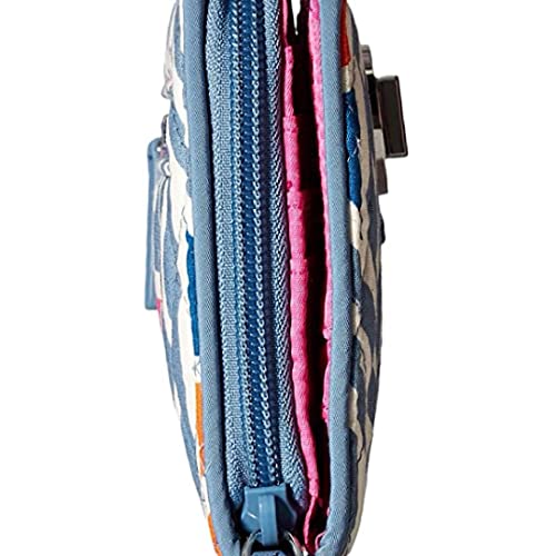 Vera Bradley Women's Rfid Turnlock Wallet Geo Medallions One Size3