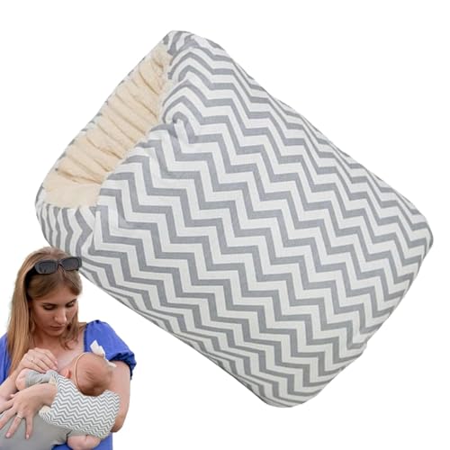 Cozy Cradle Pillow - Breast Feeding Pillow | Breastfeeding Arm Pillow For Baby Nursing |Cradle Nursing Arm Pillow | Soft Comfortable Washable Pillow With Arm Hole For, Breastfeeding, Travel, M
