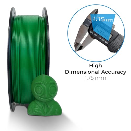Image of NFIL3D Premium HS PLA+ Emerald Green - 3D Printing Filament | Compatible with All 3D Printers | 1.75mm | 1Kg Nett Weight