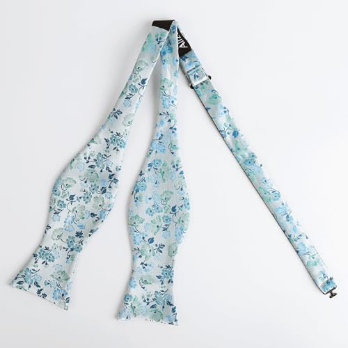 Image of Alizeal Mens 2pcs Floral Bow Tie Set