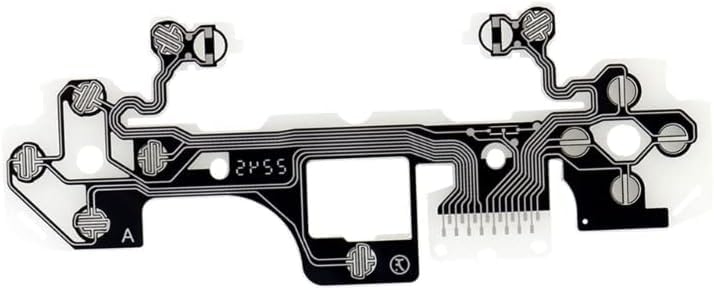 Image of PSS PS5 Controller BDM-010 BDM-020 BDM-030 Conductive Film Button Ribbon Circuit Keyboard Flex PCB Board Cable Accessory Replacement PS5 5 Controller V1.0 V2.0 V3.0 Flex Cable (BDM-030)