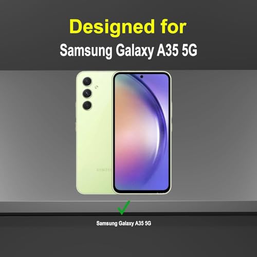 Image of NDCOM for Samsung A35 5G Back Cover | Durable and Stylish Samsung A35 5+G Back Cover Samsung A35 5G Cover | Ring Holder Case