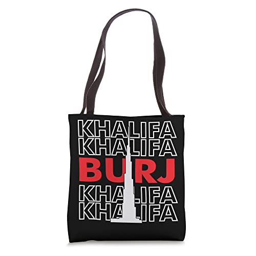 Burj Khalifa Skyscraper from Dubai United Arab Emirates Tote Bag