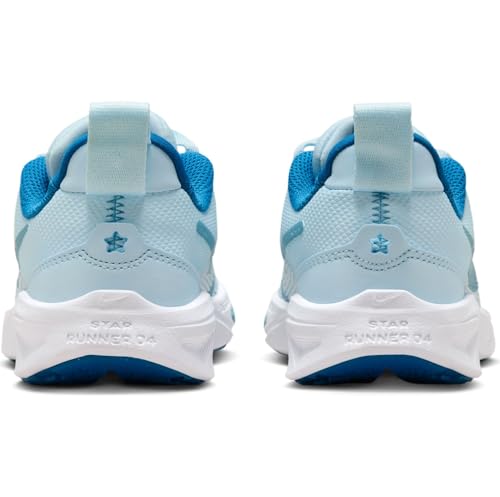 Nike Star Runner 4 Little Kids' Shoes (DX7614-404, Glacier Blue/Astronomy Blue) Size 112