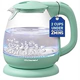 Elite Gourmet 1L Glass Electric Water Kettle, BPA-Free, Fast...