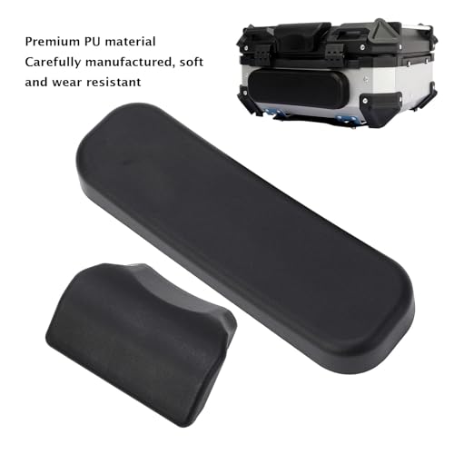 Cocoarm Coussin Dossier Boîte Supérieure Moto Auto-Adhésif PU, Confort Passager 22L 25L 28L 32L
