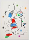 litografia de firmada a mano Artista: Joan Miro Germanposters Joan Miro Gráfico Litografía Maravillas 8 - Firmada Limitada