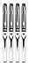 Write Dudes Ultra-Glide Black Gel Pens, 4 Count (DDW47)