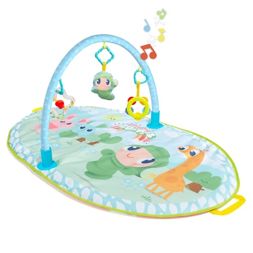 MOLTO | Gimnasio Actividades Musical Bebé con 3 Juguetes Colgantes – Diseño Gusy Luz – Arco Actividades para Estimulación Temprana – Desde 0 Meses