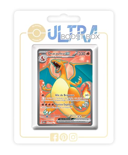 Dracaufeu ex 183/165 Full Art Secrète : carte rare Pokémon pour collectionneur