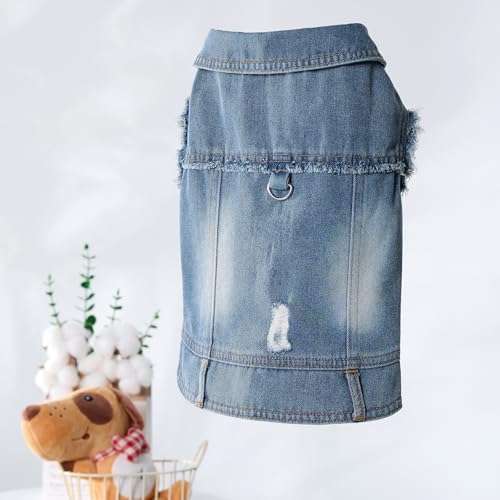 Chaleco de mezclilla para perro, tamaño XXX-Large miniatura 7