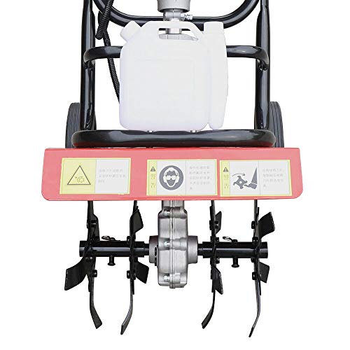 image for Futchoy 52CC 2 Stroke Gasoline Garden Tiller Rotary Tiller Field Culti