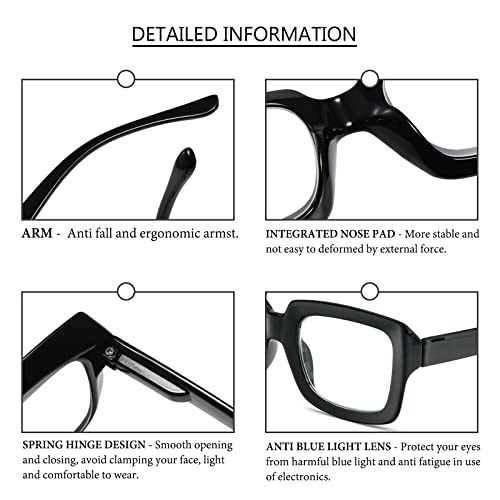 MMOWW 3-Pack Reading Glasses for Women - Image 4