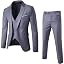Silvery 3-piece Suit