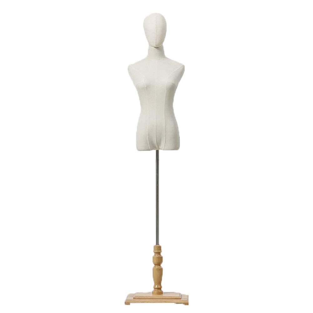 Female Dressmaking Mannequin Tailors Tailors Dummy Clothing Store Mannequins Dummy Model Students Mannequin with Wood Base Window Wedding Display Shelf