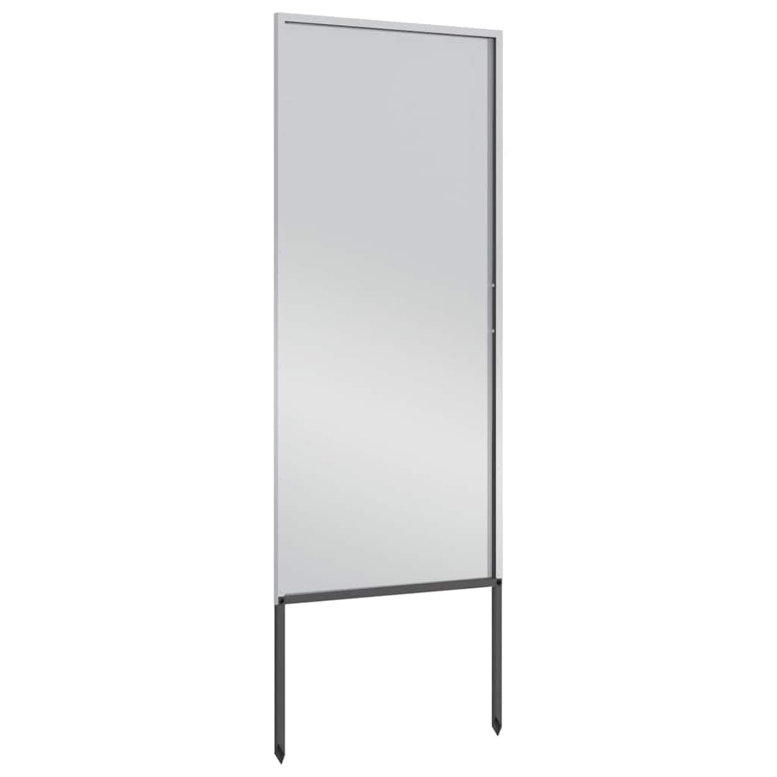 Gecheer Garten Sichtschutz-Leinwand Silber 50 x 140 cm Verzinkter Stahl, Sichtschutz Metall Sichtschutzwand Gartendekoration Zaun für Garten876292