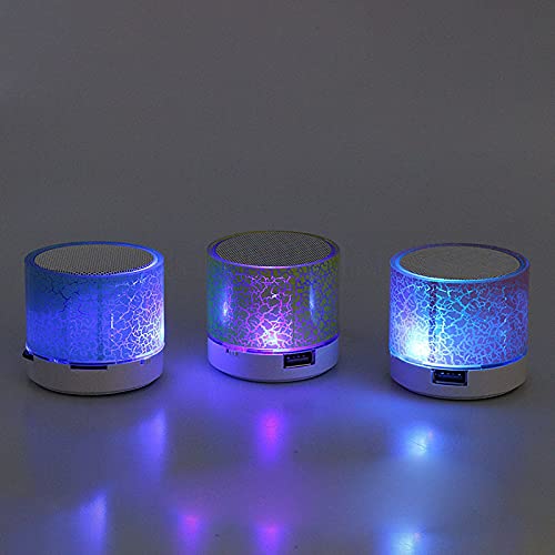 Qagazine Bluetooth Speakers Draagbare Crack Bluetooth Speaker Led Kleurrijke Lichten Speaker voor Thuis Slaapkamer… - Image 5