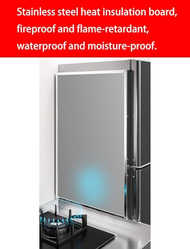 Protector térmico de acero para evitar daños por calor en cocinas y chimeneas 4