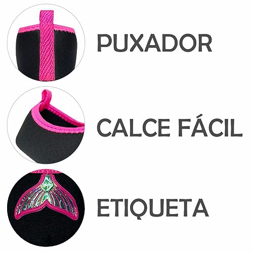 Sapatilha Infantil Sereia Antiderrapante Conforto Menina Magicc Kids S110