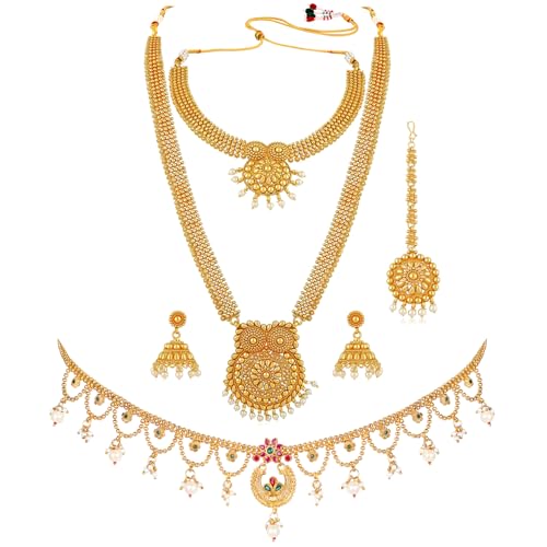 Image of Peora Bridal Jewellery Set Gift for Women
