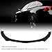 Car Font Bumper Lip Spoiler, Car Front Bumper Chin Spoiler 4PCs Front Bumper Chin Spoiler Glossy Black Universal Front Bumper Chin Spoiler Splitter