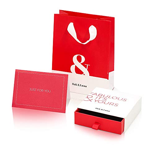 Oak&Luna Personalized Custom Pillar Bar Necklace -3D Engraved 4 Sides- Sterling Silver 925 Jewelry Gift For Her- Mother Day Pendant (Sterling Silver 925) #TOP7